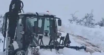 Afyonkarahisar’da Mayıs ayında kar yağdı