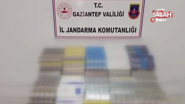 Gaziantep'te 1 milyon TL değerinde kaçak sigara ele geçirildi: 32 gözaltı | Video