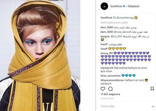 Ünlülerin Instagram paylaşımları (14.01.2018)