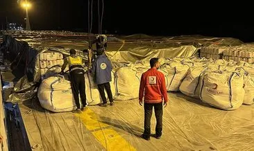 Türk Kızılay’dan Gazze’ye yardım sürüyor