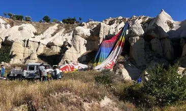 Kapadokya’da balon faciasından dönüldü