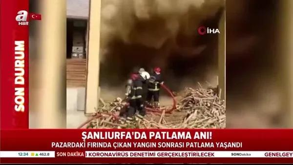 Son dakika haberi | Şanlıurfa'da patlama anında itfaiye ekiplerinin ölümden döndüğü anlar kamerada | Video