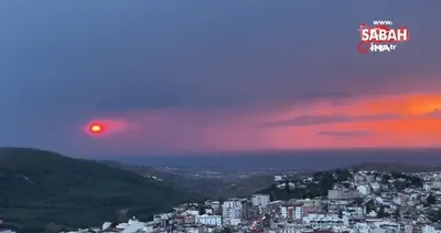 İskenderun Körfezi’nde gün batımında şimşekler görsel şölen oluşturdu | Video