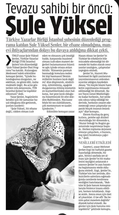 Yazar Şule Yüksel Şenler vefat etti! Şule Yüksel Şenler kimdir?