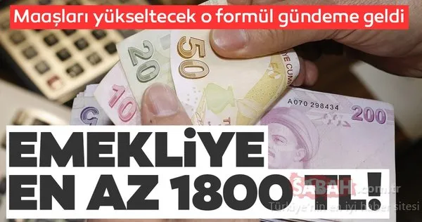 Emekliye 1800 TL geliyor! Emekli maaşlarına yeni sistem...