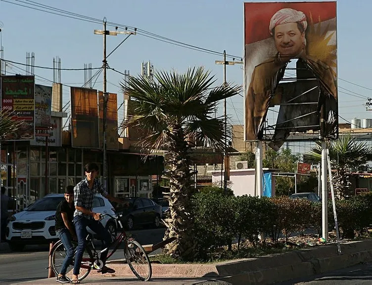 Barzani’yi korku sardı! Erbil’den şok fotoğraflar