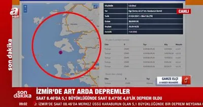 Son dakika: İzmir’de art arda korkutan depremler! 5,1 ve 4.8... AFAD ve Kandilli Rasathanesi son depremler... | Video