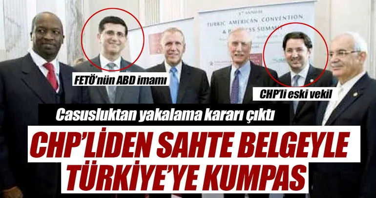 Türkiye’ye sahte belgeyle kumpas