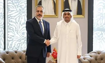 Dışişleri Bakanı Fidan, Katarlı mevkidaşı Al Sani ile görüştü
