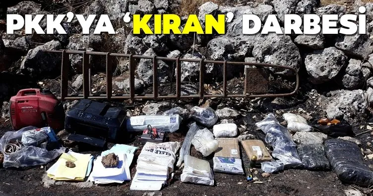 Mardin’de Kıran-2 Operasyonu! PKK’ya ait sığınaklar bulundu!