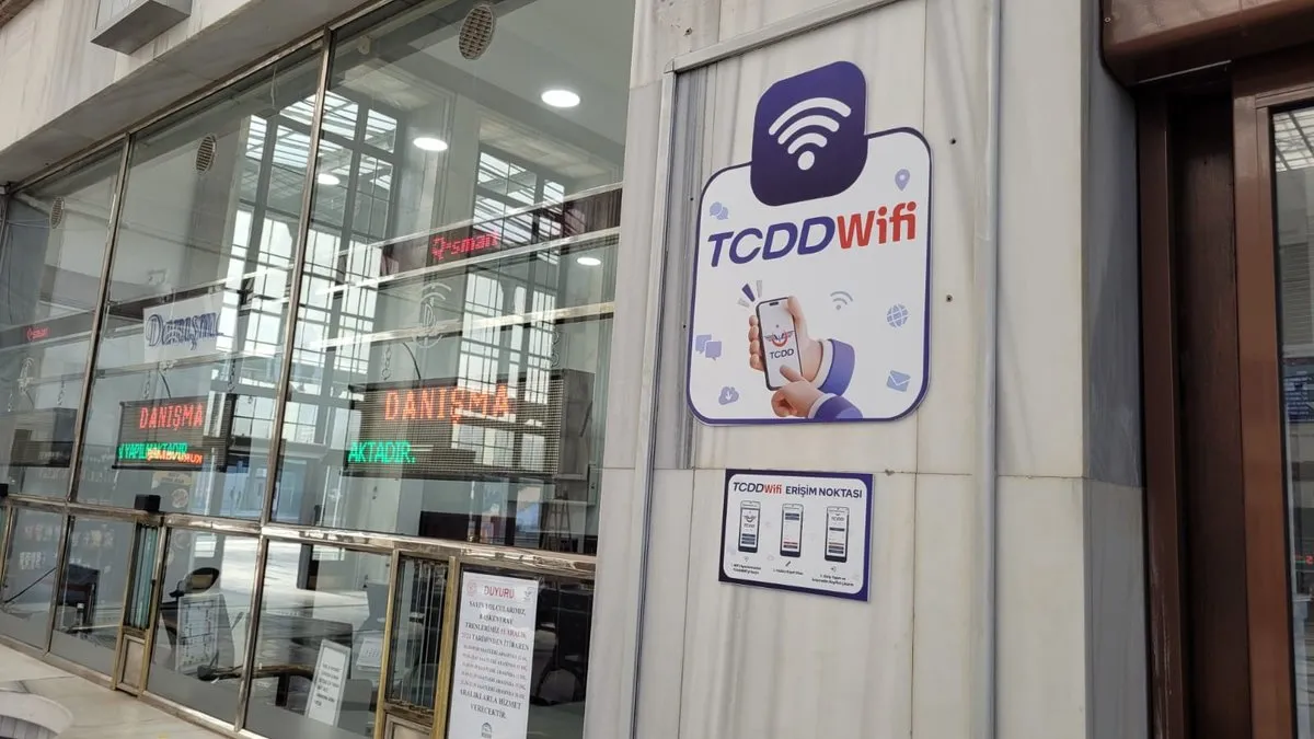 TCDD gar ve istasyonlarında ücretsiz wi-fi hizmeti başladı TCDD gar ve istasyonlarında ücretsiz wi-fi hizmeti başladı