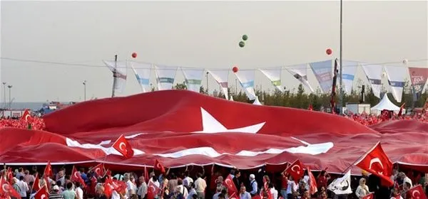Teröre karşı milyonlarca tek nefes mitingi