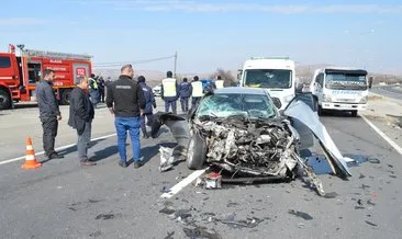 Elazığ’da kaza: 1 ölü 4 yaralı