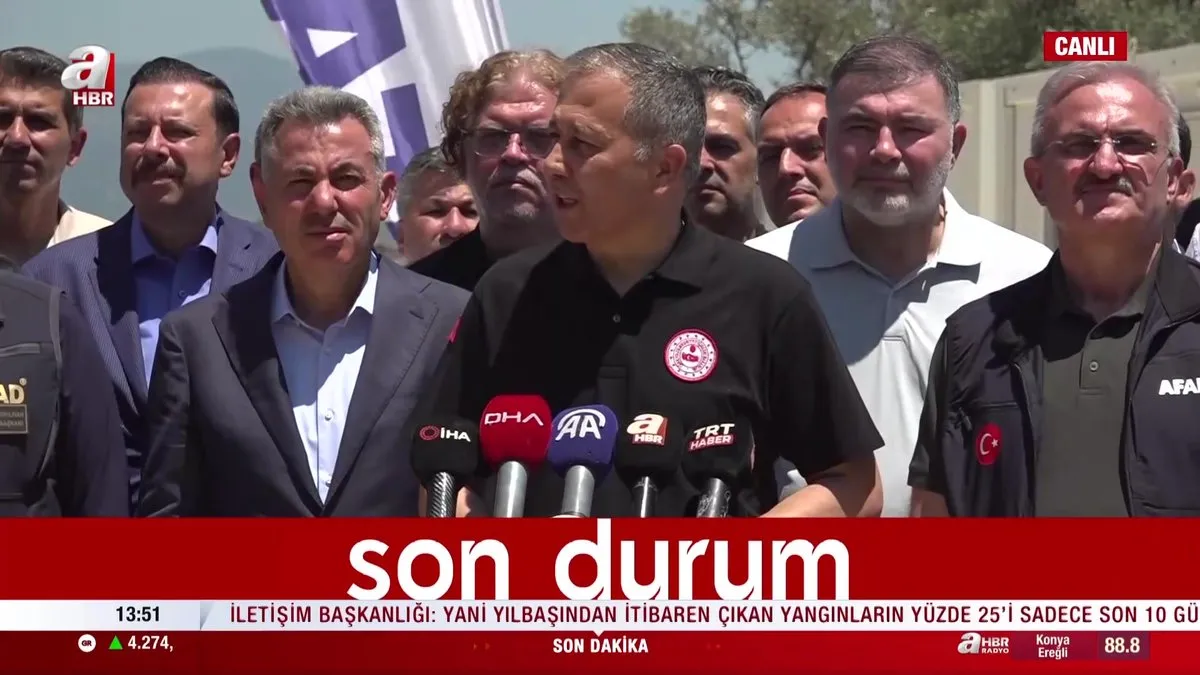 İçişleri Bakanı Ali Yerlikaya: "Yangınlarda hasar tespitlerini yaptık" | Video