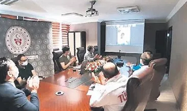 Online karate turnuvası yapıldı