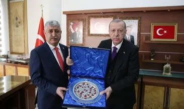 Başkan Erdoğan’dan Malatya Büyükşehir Belediyesine ziyaret