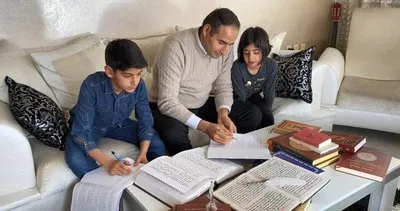 6 bin yıllık geçmişi olan Süryanice dilinin kaybolmaması için çocuklarına öğretiyor #mardin