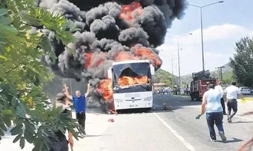 Otobüste ölüm kapanı 5 ölü,15 yaralı