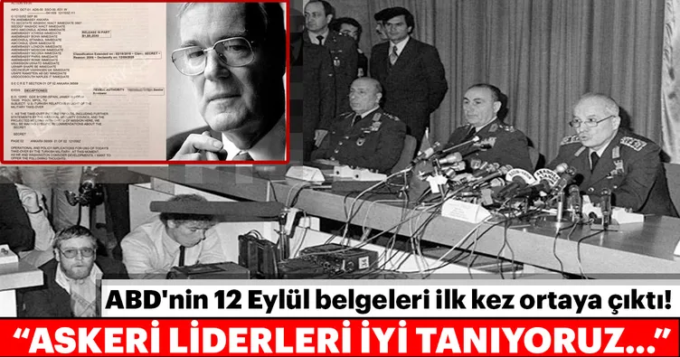 Son dakika: BBC, ABD’nin 12 Eylül belgelerini ilk kez ortaya döktü! ’Askeri liderleri iyi tanıyoruz...’