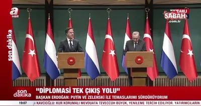 Hollanda Başbakanı Rutte, Türkiye’ye övdüler dizdi! Ortak basın toplantısına damga vuran sözler | Video