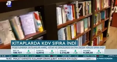 Kitaplarda KDV sıfıra indi