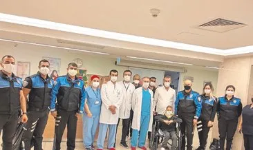 Polis lösemi hastası çocukları unutmadı