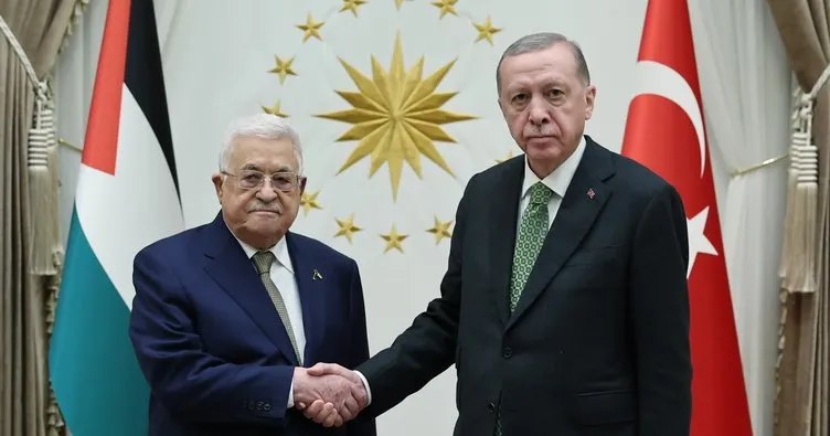 SON DAKİKA | Filistin Devlet Başkanı Ankara’da! Başkan Erdoğan, Mahmud Abbas’ı kabul etti