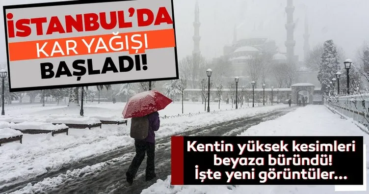Son dakika: İstanbul’da kar yağışı etkisini artırdı! İstanbul’da kar yağışı ne kadar sürecek?