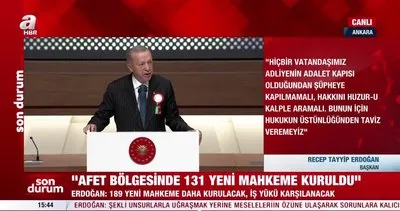 Başkan Erdoğan’dan Adli Yıl Açılış Töreni’nde önemli açıklamalar | Video