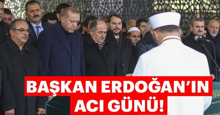 Cumhurbaşkanı Erdoğan, komşusunun cenazesine katıldı