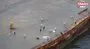 Çanakkale’de, Gelibolu-Lapseki feribot seferlerine fırtına engeli | Video