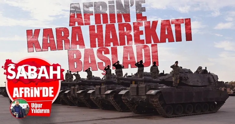 Son dakika: Afrine kara harekatı başladı!