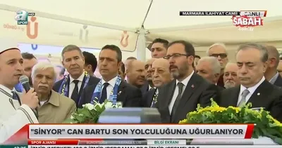 Can Bartu’ya anlamlı veda