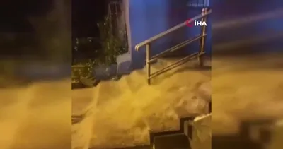 Üsküdar’da sağanak yağış etkili oldu