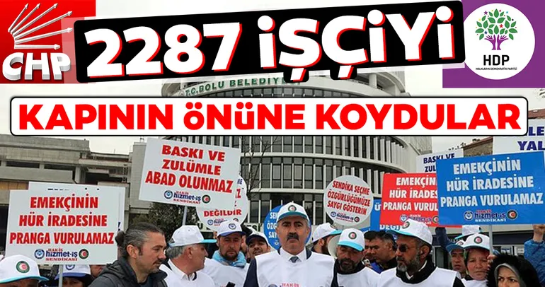 2.287 işçiyi kapının önüne koydular