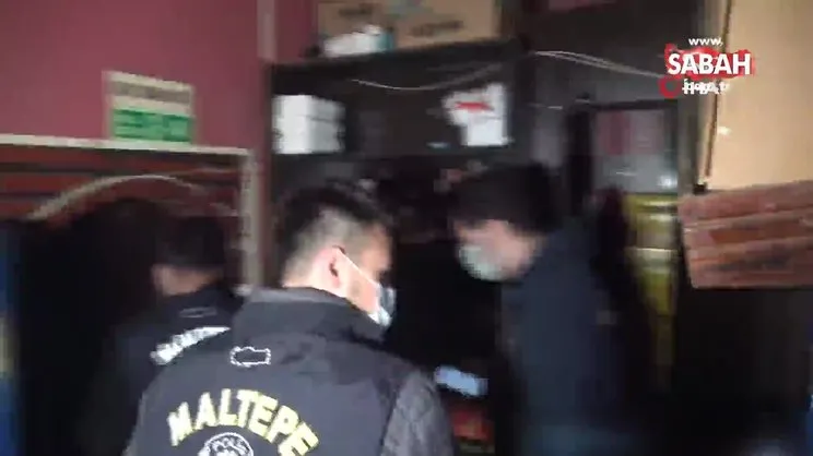 Maltepe’de kısıtlamayı ihlal ederek eğlence düzenleyen şahısların polisten kaçış yöntemi pes dedirtti | Video