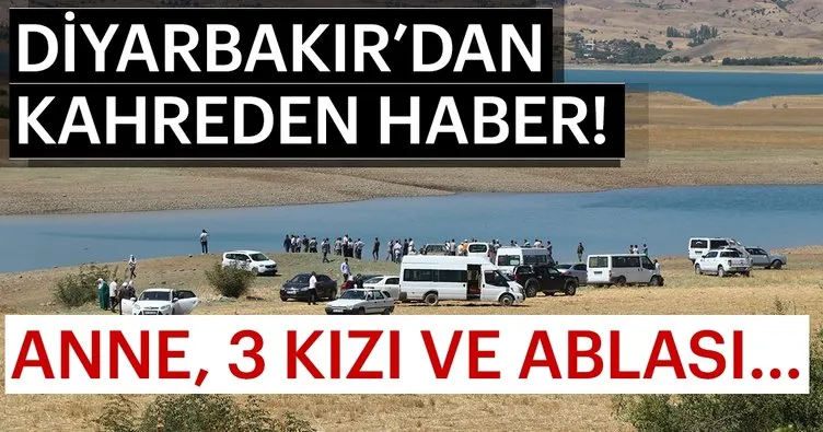 Son Dakika: Diyarbakır’da baraj gölüne giren 4 kişiden 2’si boğuldu