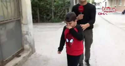 9 yaşındaki Yusuf’un yüzüne biber gazı sıkan şüpheliyi gözleri ele verdi | Video