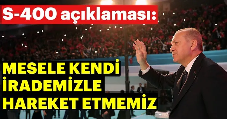 Başkan Erdoğan’dan S-400 açıklaması