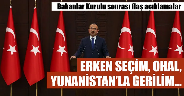 Bekir Bozdağ: Erken seçim konusunda Erdoğan-Bahçeli görüşmesini bekleyin
