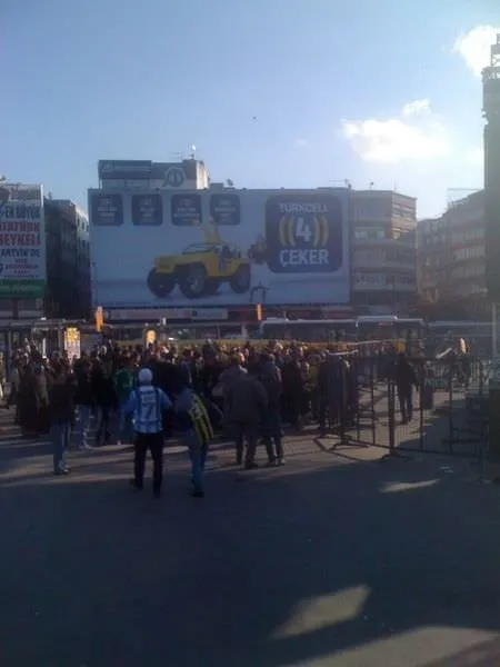 Kadıköy'de Fenerbahçe Mitingi