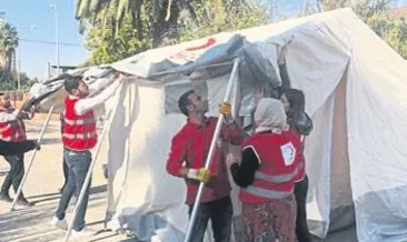 Genç Kızılaycılar afet eğitiminde