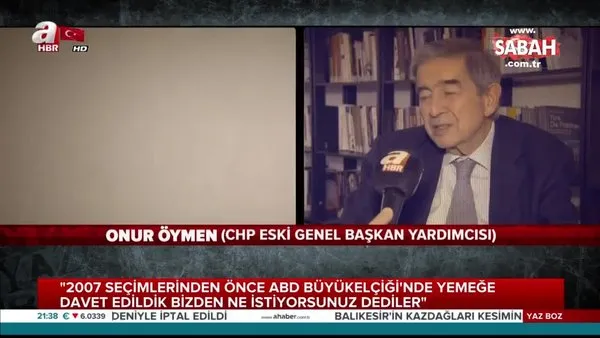 CHP Eski Genel Başkan Yardımcısı Onur Öymen'den şok Kemal Kılıçdaroğlu açıklaması!
