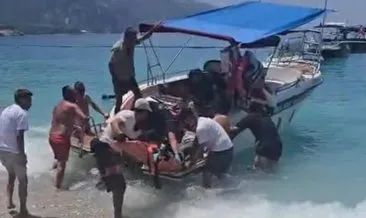 Eğitim alan bayan pilot denize düştü #mugla