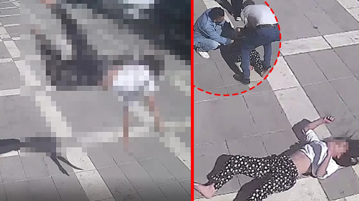 Şırnak'ta balkon kazası sonucu yaralanan çocuk hastaneye götürülüyor.