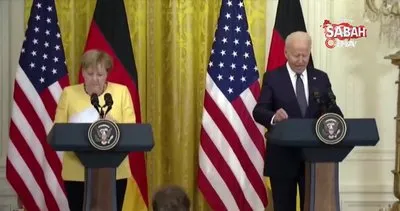ABD Başkanı Biden, Almanya Başbakanı Angela Merkel ile görüştü | Video