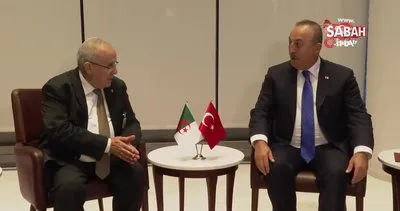Dışişleri Bakanı Çavuşoğlu, Cezayir Dışişleri Bakanı Ramtane Lamamra ile görüştü | Video