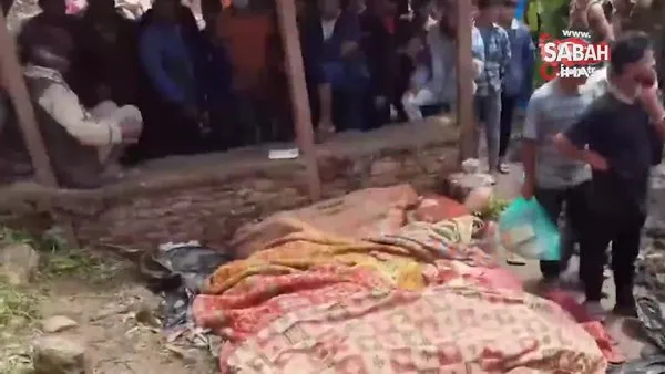Nepal'de sel ve toprak kayması: 17 ölü | Video