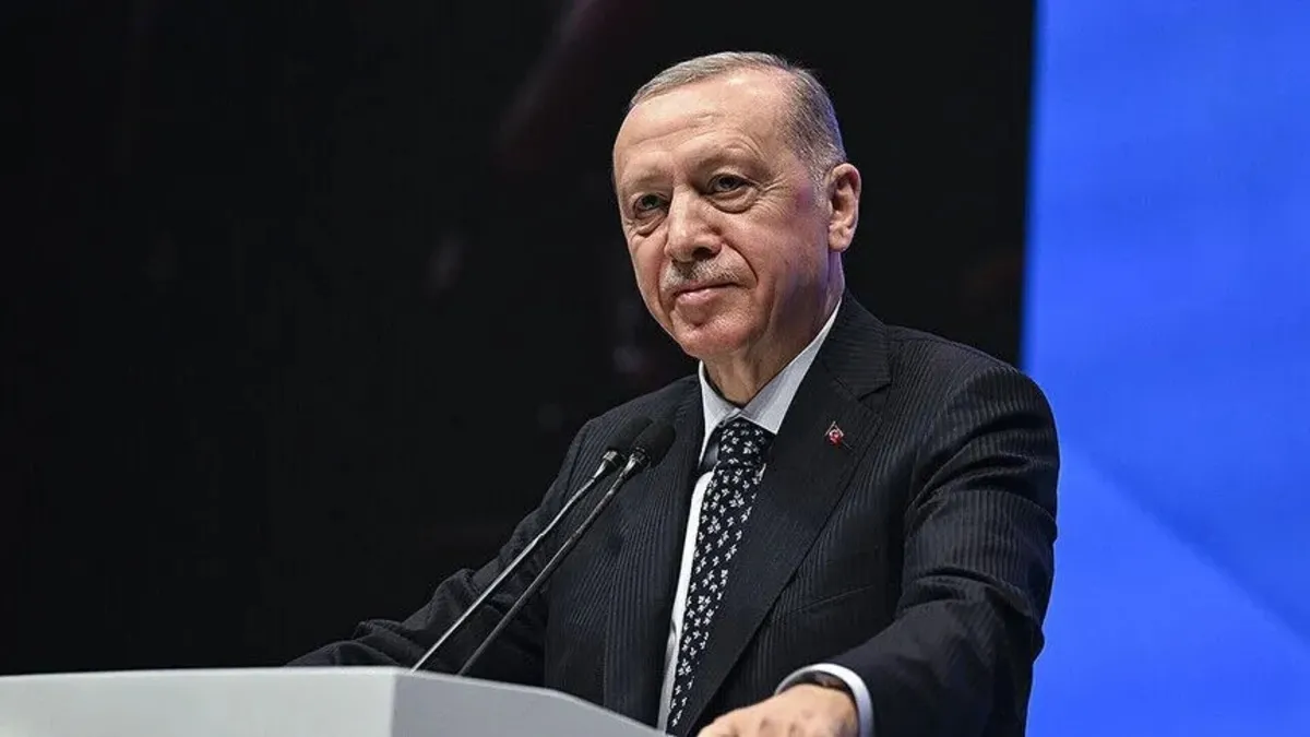 Başkan Erdoğan Türk ve Kardeş Topluluklar Buluşması'nda konuşuyor