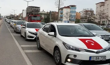 Bilecik’te Afrin’e destek konvoyu